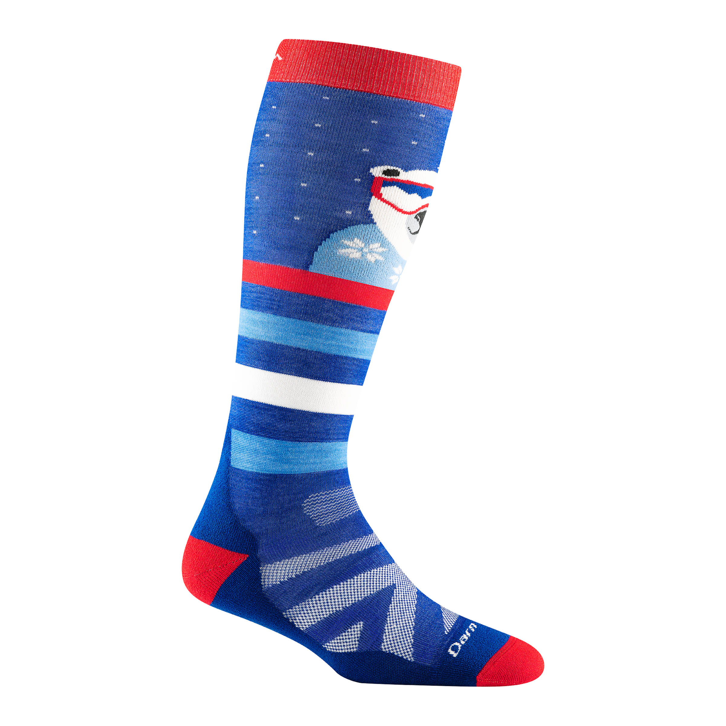 Kids Polar Patroller Over-The-Calf Midweight Ski & Snowboard Sock-Last Chance