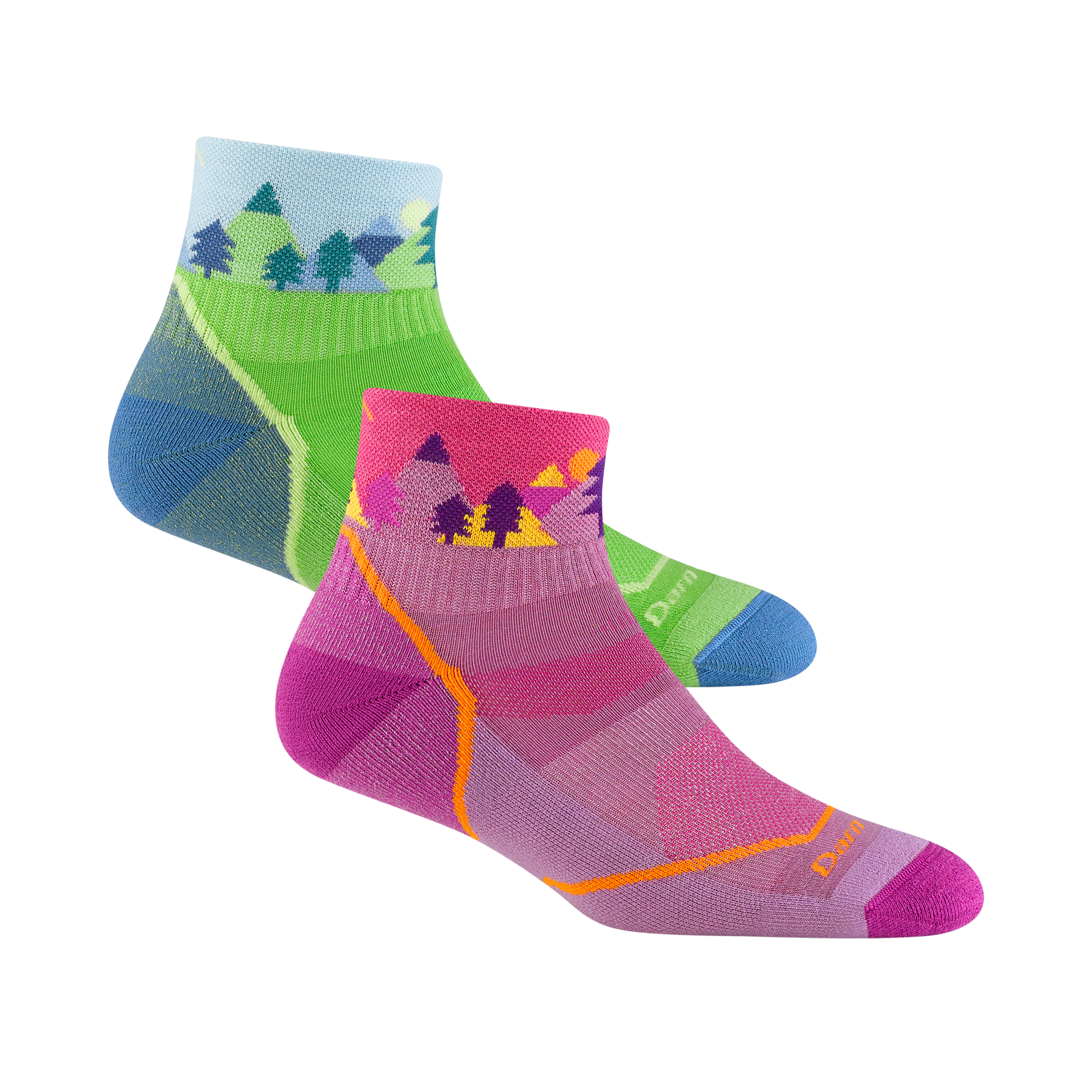 Kids Quest Quarter Hiking Sock 2-Pack