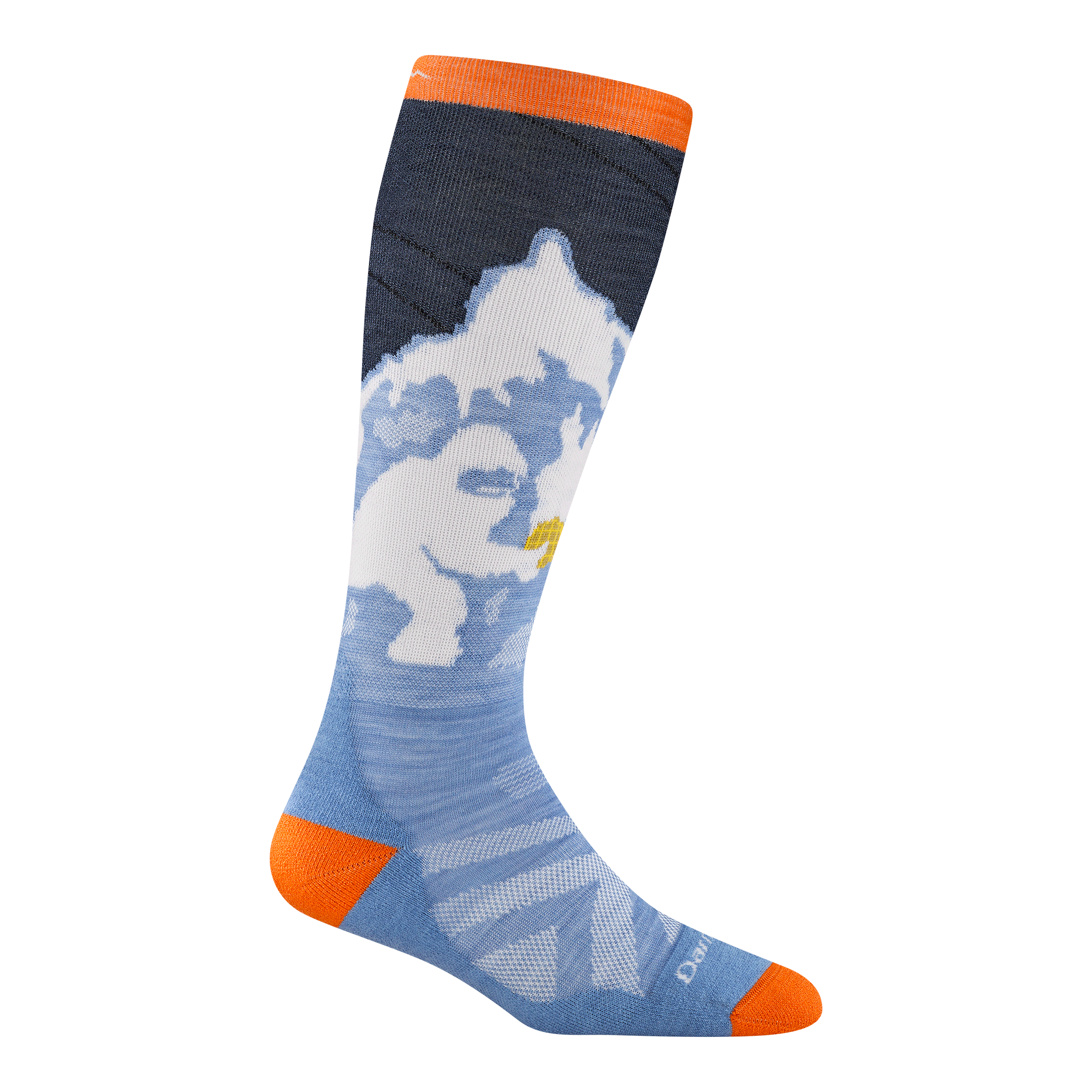 Kids Little Yeti Over-the-Calf Midweight Ski & Snowboard Socks