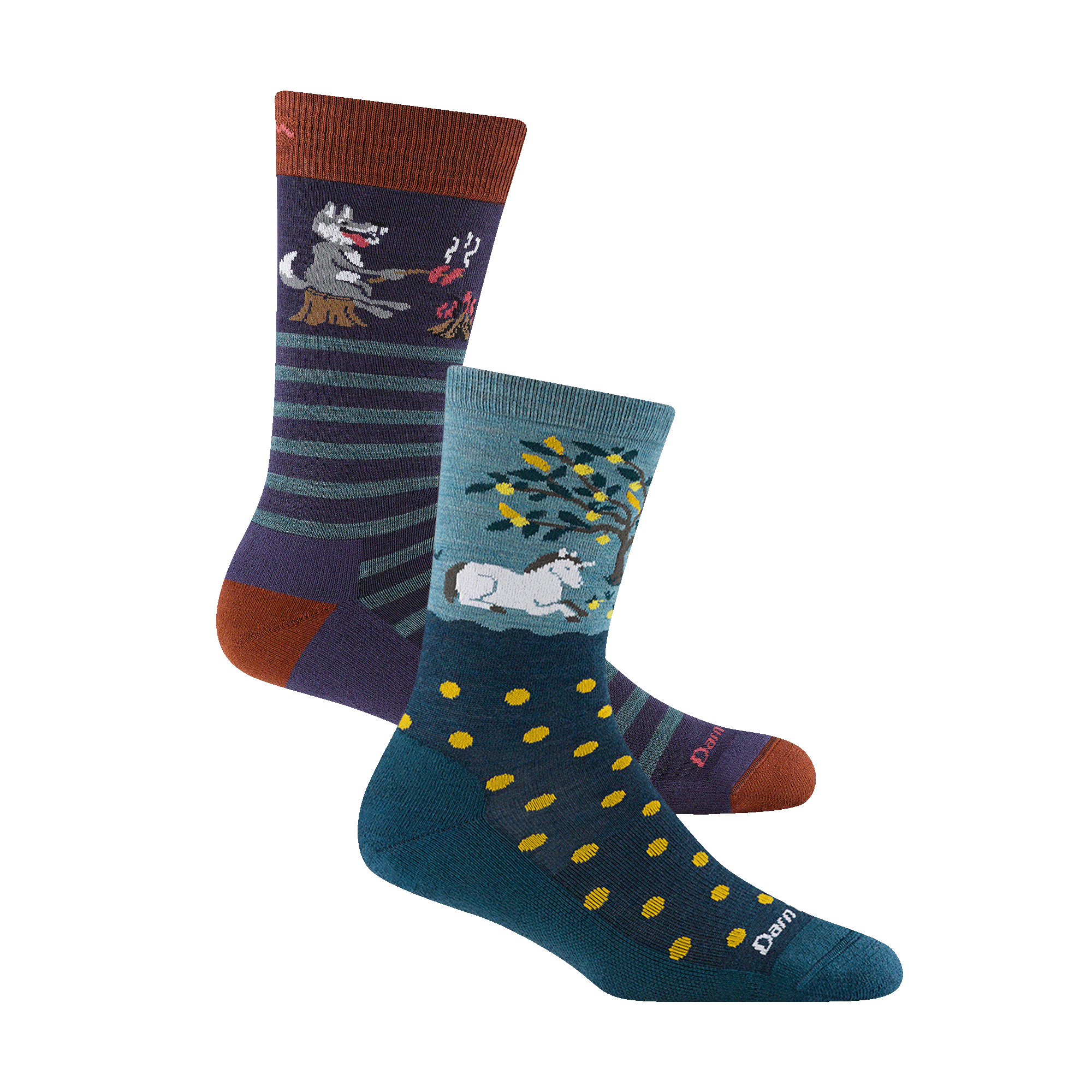 Men's and Women's Animal 2-Pack Lifestyle Socks